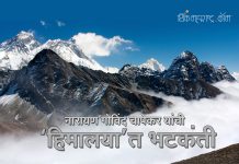 नारायण गोविंद चापेकर यांची ‘हिमालया’त भटकंती carasole